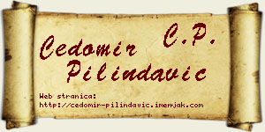 Čedomir Pilindavić vizit kartica